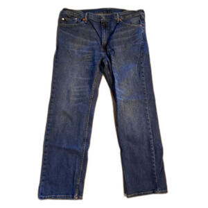 Levi's 559 casual blue denim jeans, medium wash red tab 100% cotton size 40 x 32